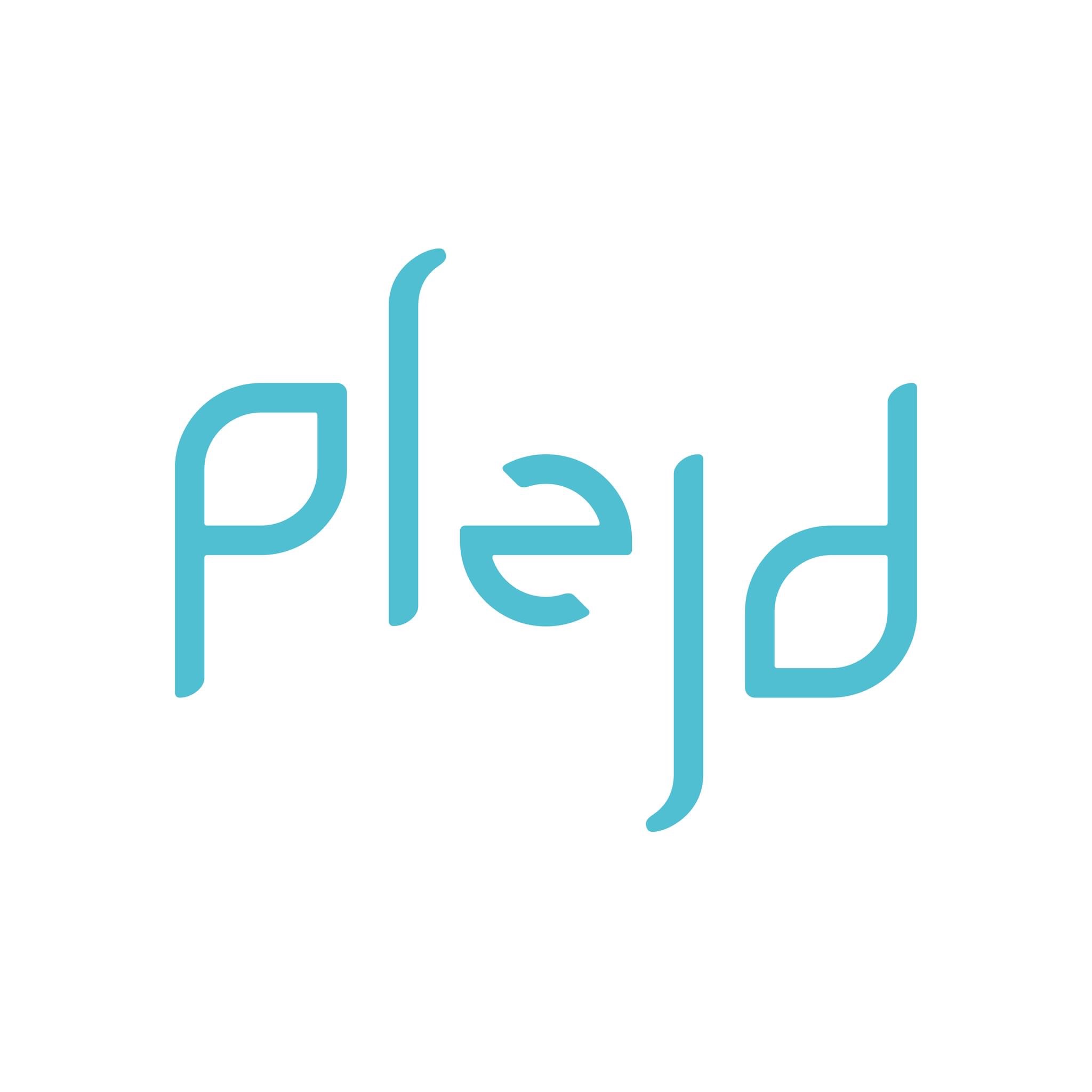 Logotyp för Plejd